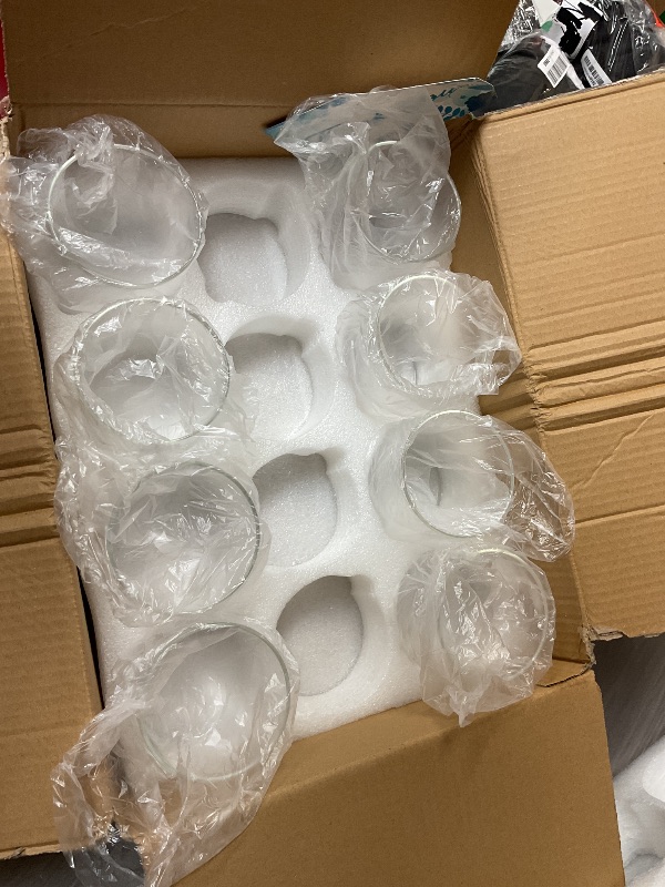 Photo 1 of SEE NOTES…..UPBUD 4 Inch Small Glass Cylinder Vases for Centerpieces | 12pcs Clear Flower Vase for Wedding Decorations, Floating Candle Vases in Bulk, Hurricane Candle Holders for Table, Home Décor
