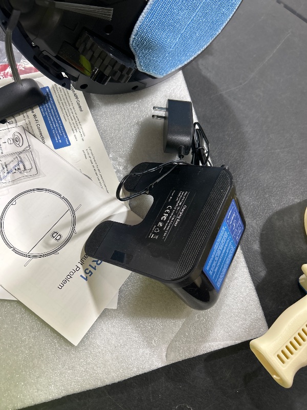 Photo 1 of Robot Vacuum and Mop Combo, 2 in 1 Robotic Vacuums Cleaner with WiFi/App, Robot Vacuum with Water Tank, Strong Suction, Schedule, Self-Charging, Quiet, for Hard Floor, Pet Hair, Low Pile Carpet