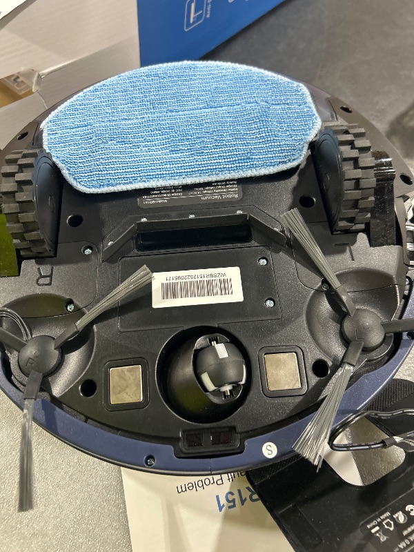 Photo 1 of Robot Vacuum and Mop Combo, 2 in 1 Robotic Vacuums Cleaner with WiFi/App, Robot Vacuum with Water Tank, Strong Suction, Schedule, Self-Charging, Quiet, for Hard Floor, Pet Hair, Low Pile Carpet