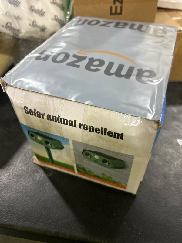 Photo 1 of 2025 Upgraded Solar Animal Repellent,Ultrasonic Animal Repeller Outdoor with Motion Sensor Cat, Squirrel, Deer, Dog, Raccoon, Skunk, Bird,Rabbit Repellent for Yard, Garden, Lawn,4 Pack