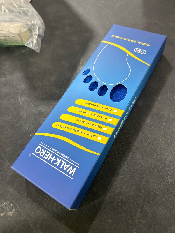 Photo 1 of Plantar Fasciitis Relief - Arch Support Insoles for Men Women, Shoe Inserts for Flat Feet, Orthotic Shoe Insoles All-Day Energy and Comfort with Every Step (Mens 12-12 1/2 | Womens 14-14 1/2)
