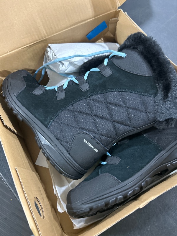 Photo 1 of Columbia Womens Ice Maiden II, Black/Oxygen, 8.5