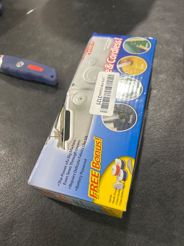 Photo 1 of Handheld Sewing Machine,Mini Electric Hand-held Cordless Portable Sewing Machine for Beginners,Easy to Use and Fast Stitch Suitable for DIY,Clothes,Home,Travel
