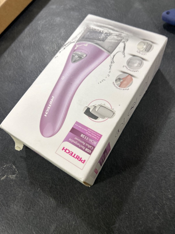 Photo 1 of Electric Foot Callus Removers Rechargeable,Portable Electronic Foot File Pedicure Tools, Electric Callus Remover Kit,Professional Pedi Feet Care Perfect for Dead,Hard Cracked Dry Skin?Pink?