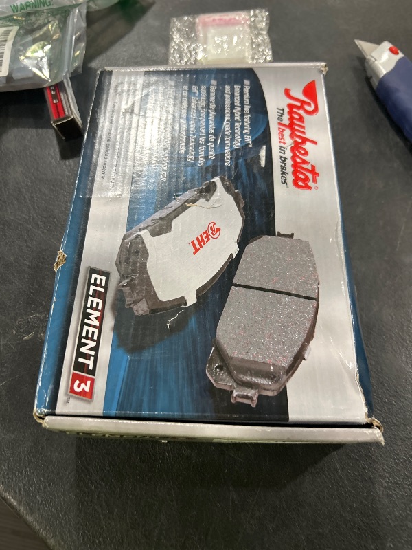 Photo 1 of Raybestos Element3 EHT™ Automotive Replacement Front Brake Pad for Selected 2017-2023 Honda CR-V, 2023 Honda HR-V, 2017-2019 Honda Clarity (EHT2036H)