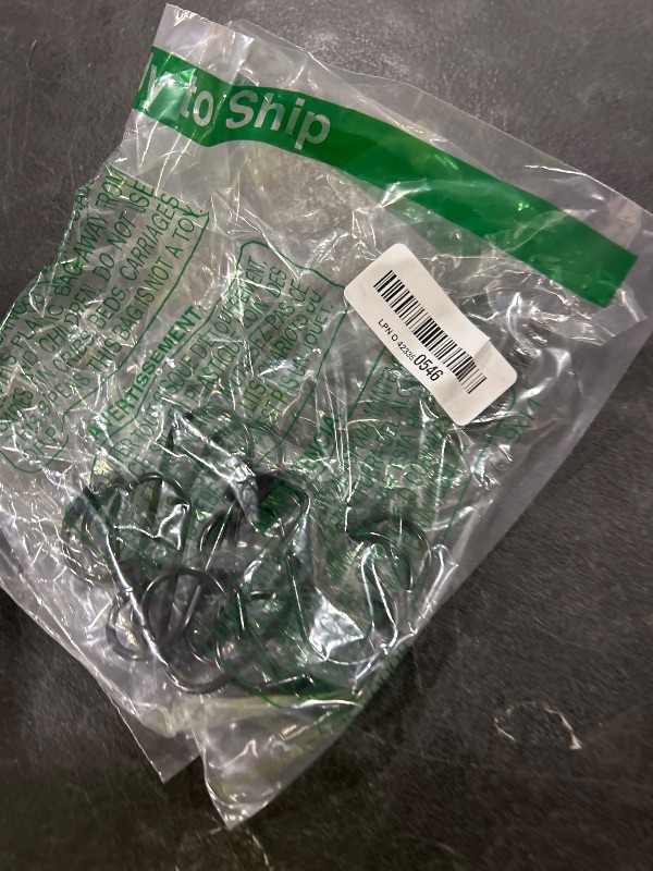 Photo 1 of 10 Pack 3 inch S Hooks for Hanging, Heavy Duty Metal Vinyl Coated S Shaped Closet Hooks for Hanging Plants, Kitchen Utensils, Bags, Jeans, Pots(Black)