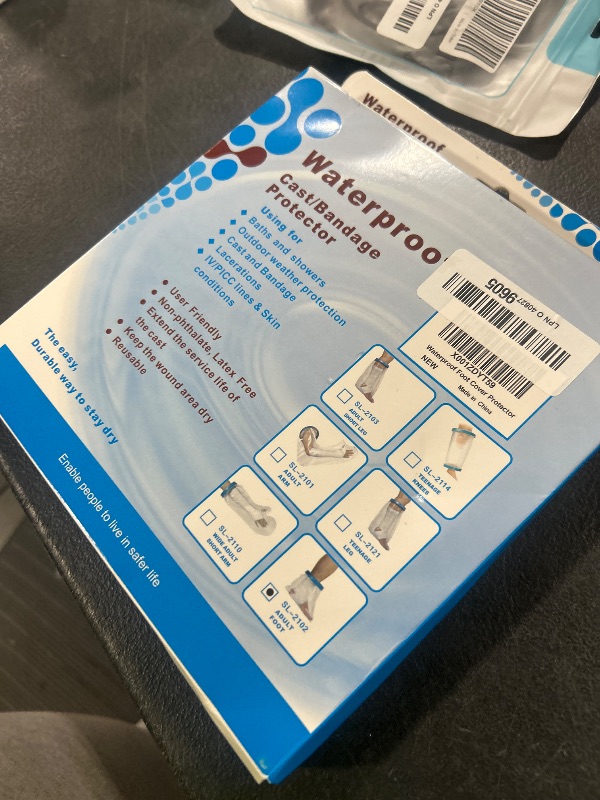 Photo 1 of Waterproof Foot Cast Cover Wound Protector for Shower Bath, Watertight Cast Bag Covers for Broken Surgery Foot, Wound and Burns - Reusable [2025 Upgrade]