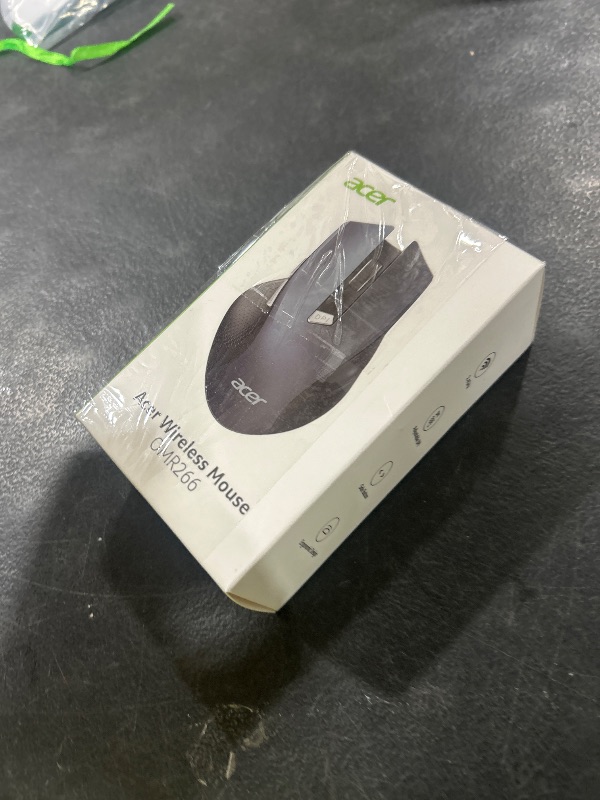 Photo 1 of acer Wireless Mouse for Laptop, 2.4GHz Computer Mouse 3 Adjustable DPI Office Cordless USB Mice with USBA Receiver, 6 Buttons, 1600 DPI, Medium to Large Sized Hands Compatible with PC, Laptop, Desktop