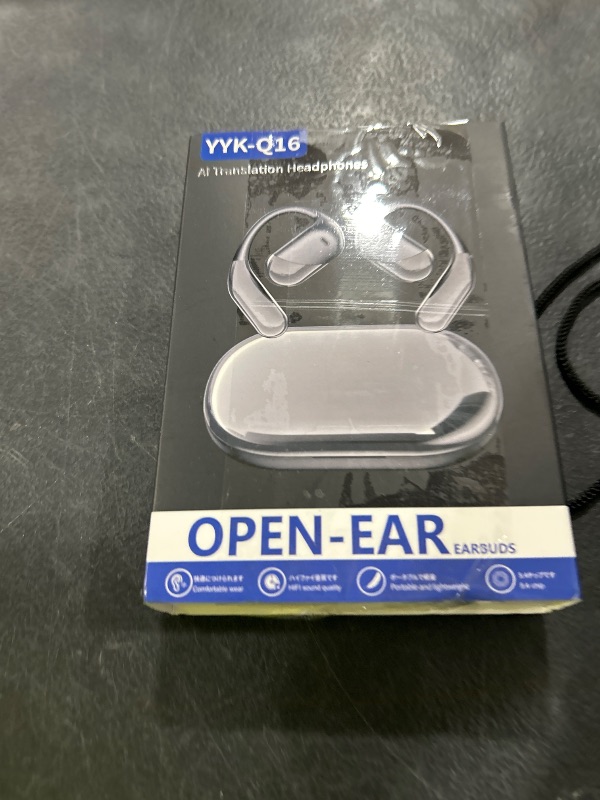 Photo 1 of Paekole Translation Earbuds Real Time - AI 144 Language Translator Earbuds, Audifonos Traductores Inglés Español, 3-in-1 Translating Device, Translate Ear Buds for Travel Learning with Charging Case