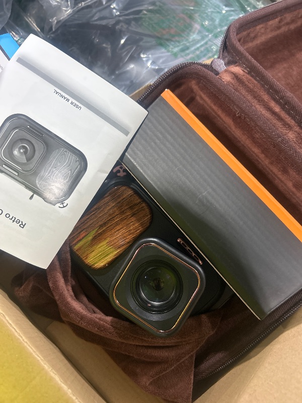 Photo 1 of Goshyda Retro Digital Camera, 50X Digital Zoom 96MP Wi Fi UHD Digital Camera with Full Color Night Vision and Star Effect, 3.5inch Screen, Built in 64G, for Travel