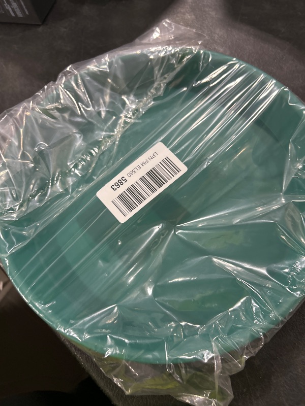 Photo 1 of Bleuhome 2 Pack of Bird Bath Bowl 12", 1.6" Depth, 10 12 inch Birdbath Bowls Dish Only for The Garden, Large Plant Saucer (12", Teal)