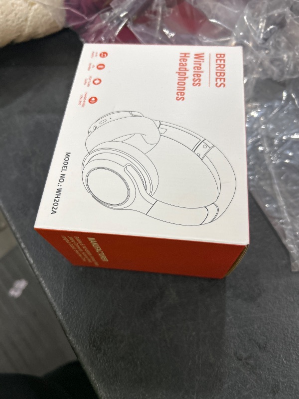 Photo 1 of BERIBES Bluetooth Headphones Over Ear, 65H Playtime and 6 EQ Music Modes Wireless Headphones with Microphone, HiFi Stereo Foldable Lightweight Headsets, Deep Bass for Home Office Cellphone PC Ect.