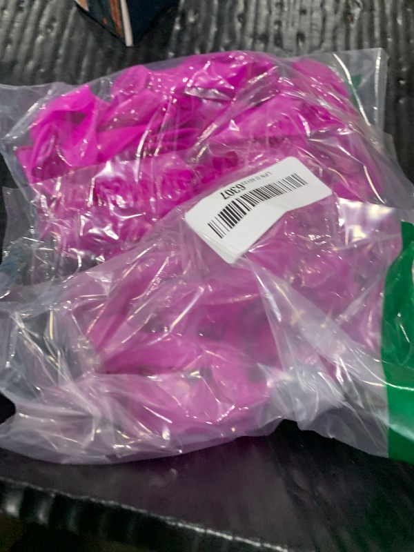 Photo 1 of 100 Pcs UV Neon Purple Balloons 12 inch Neon Party Supplies, Balloons, Glow in the Dark for Birthday, Graduation, Baby Shower,Wedding, Anniversary Valentines Party Decorations