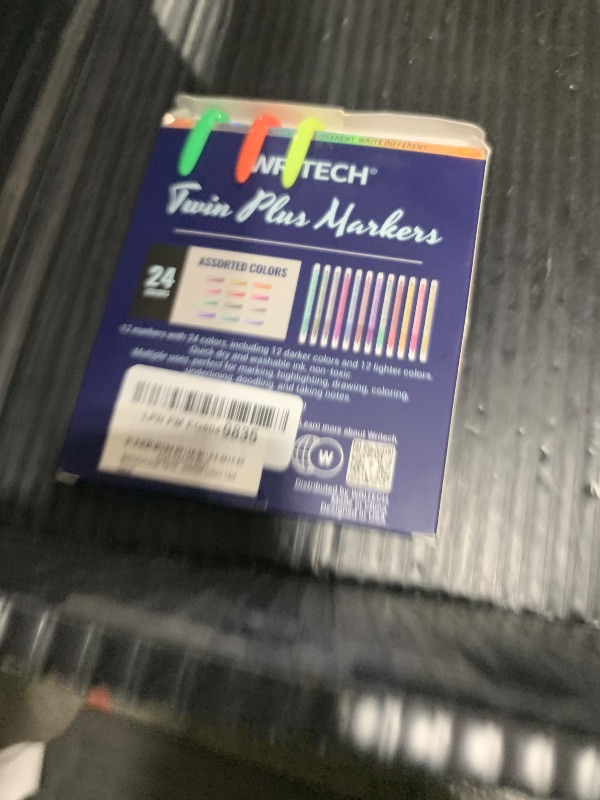 Photo 1 of WRITECH Dual Tip Highlighter Markers: Aesthetic Fine & Chisel Tip Pastel Vintage Marker Multicolor Pens Pack No Bleed & Smear for Bible Highlighting Journaling, Assorted Colors 12ct
