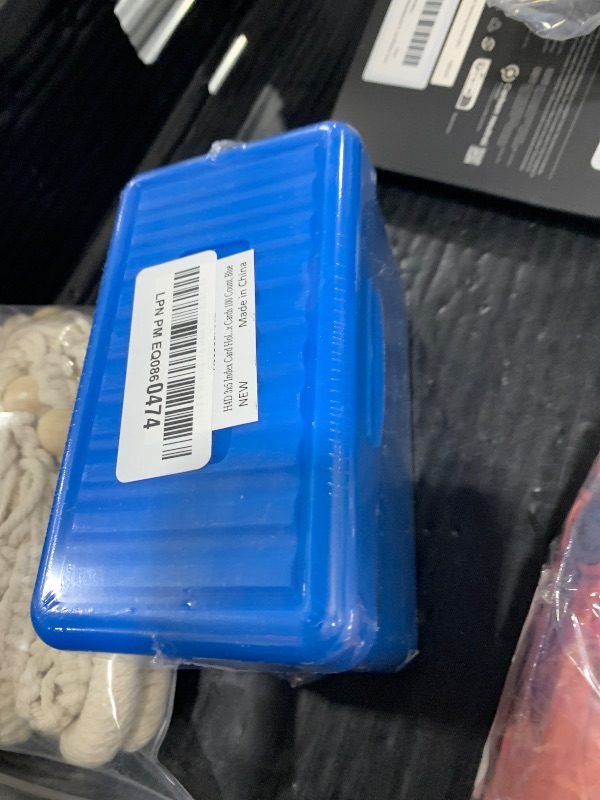 Photo 1 of H4D 3x5 Index Card Holder with 100 Heavyweight Ruled Index Cards and 25 Plastic Dividers, Blue