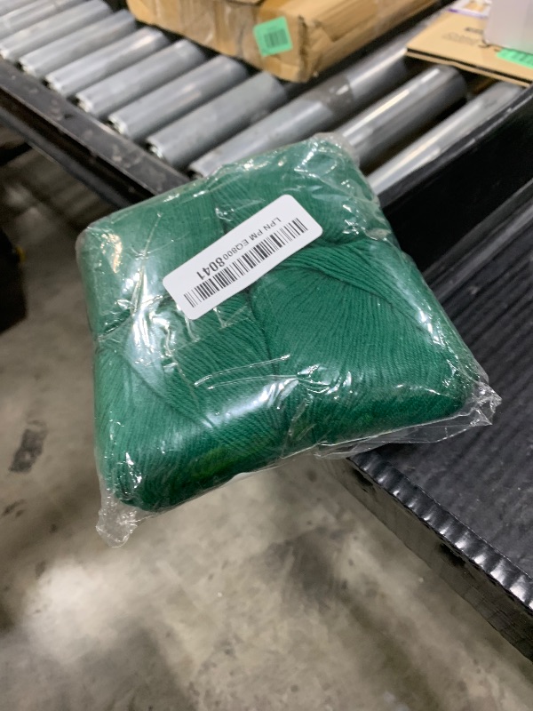 Photo 1 of Estako Happy Cotton, (4 Skeins Pack) 60% Cotton 40% Acrylic Yarn, Soft, Fine/Sport (2) for Crochet and Knitting (4 x 1.76 Oz) / (4 x 180 Yrds) (4930 - Dark Green)