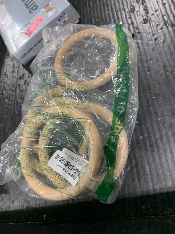 Photo 1 of FoDau770 5pcs Natural Beech Wooden Rings, Unfinished Solid Wood Rings Heavy Duty Wood Circles, Macrame Craft Circles for Party, Home Decor & DIY Making - Outer Diameter: 5 Inch