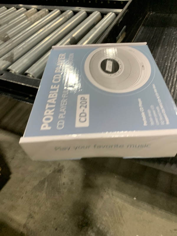 Photo 1 of Portable CD Player, Disman CD Player for Car, Battery Powered Personal CD Music Player with Headphones Jack, Built-in 1000mAh Battery, Aux-Out Cable/TF Slot, LCD Display, Anti-Skip for Home