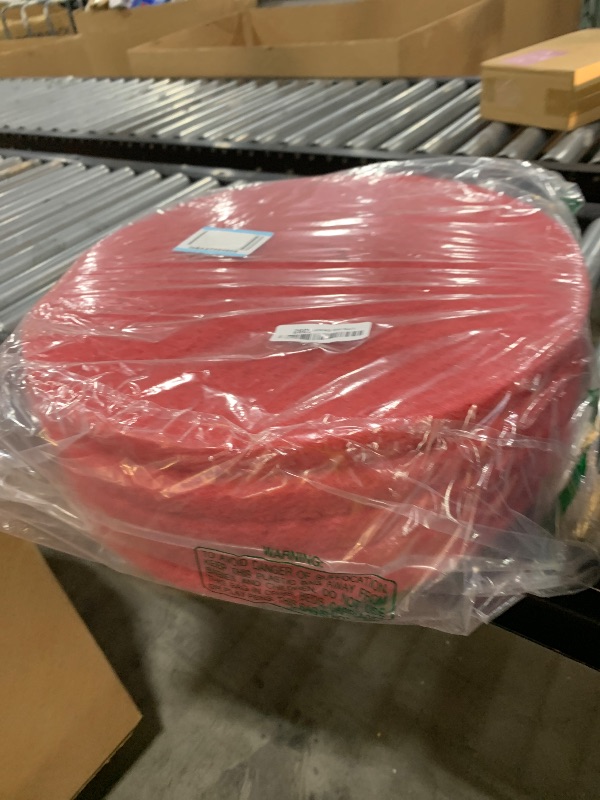 Photo 1 of Boardwalk Buffing Floor Pads, 17" Diameter, Red, 5/Carton