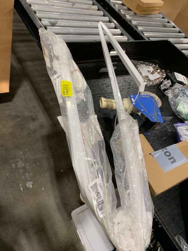 Photo 1 of White Heavy Duty Traverse Rod - One Way Cord Left 84-156 inch