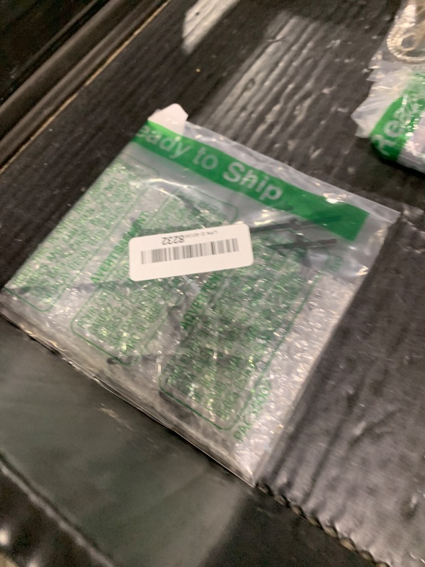 Photo 1 of 1 PCS Black Happy Birthday Cake Topper, 5.3 Inch x 7.2 Inch Acrylic Cake Topper Happy Birthday Cake Sign, Birthday Cake Decorations for Party Dessert, and Anniversary Supplies