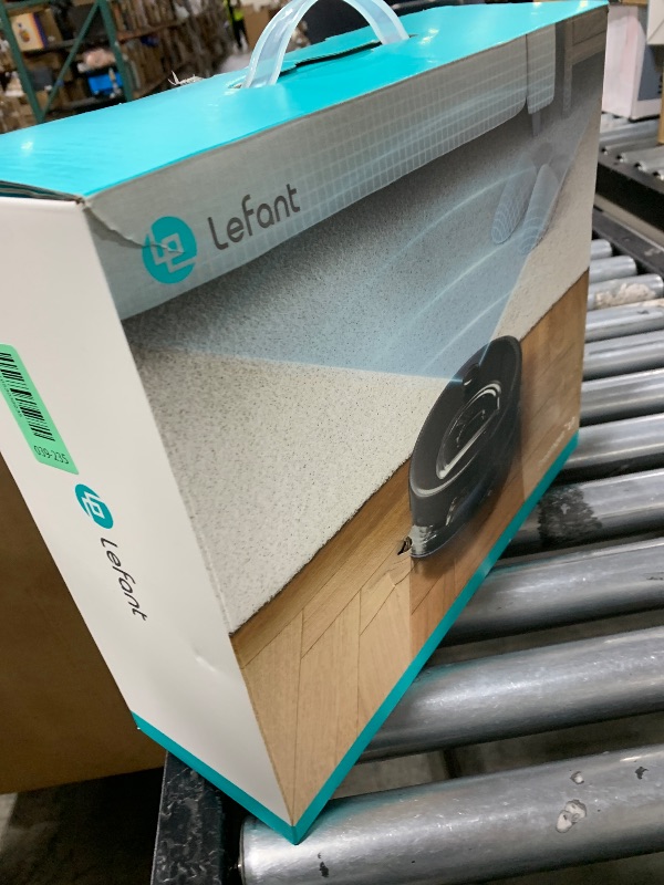 Photo 1 of Lefant LiDAR Robot Vacuum and Mop, 450ml Visible Dustbin, Upgraded 190° PSD Obstacle Avoidance, Customized Cleaning, Multi-Floor Mapping, 150 Mins Runtime, WiFi/Alexa/APP, Pet Hair & Carpets, M330 Pro