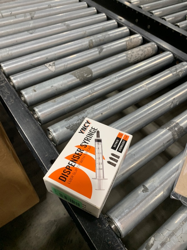 Photo 1 of 3ml Syringes with Cap, Luer Slip Tip, Whole Pack Bulk Sterile Sealed, No Needle, 50 Pack