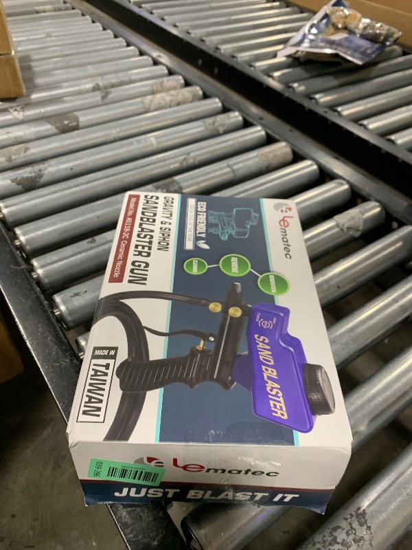 Photo 1 of LE LEMATEC Professional Sandblaster Gun Kit: Effortless Surface Prep for DIY Enthusiasts | Versatile, Easy-to-Use Hobby Blaster for Metal & Wood Projects | Transforms Small Jobs
