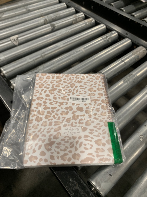 Photo 1 of bloom daily planners 8.5" x 11" Academic Planner 2025-2026 (July 2025 - July 2026) - Weekly & Monthly Dated Agenda Organizer with Stickers & Tabs - Tan Leopard