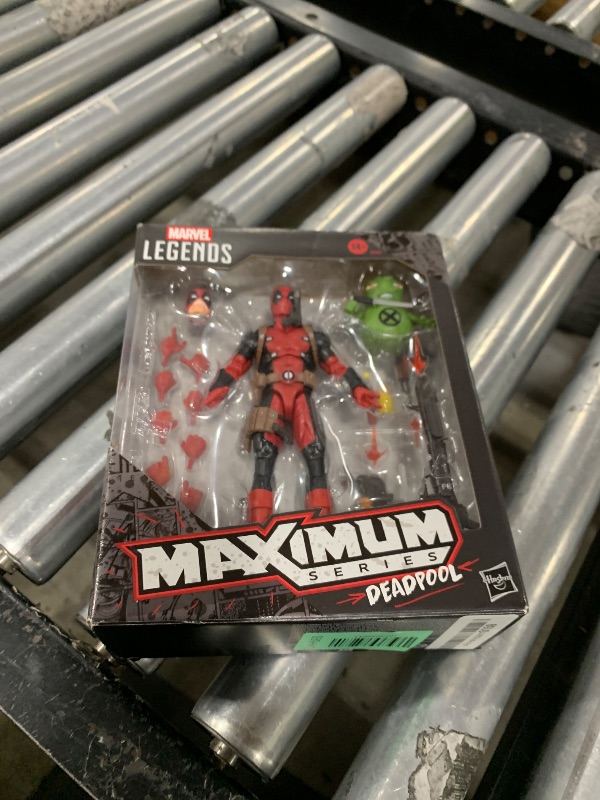 Photo 1 of Marvel Legends Maximum Series Deadpool, Deluxe Deadpool Comics Collectible 6-Inch Action Figure with 24 Accessories Including X-Force’s Doop