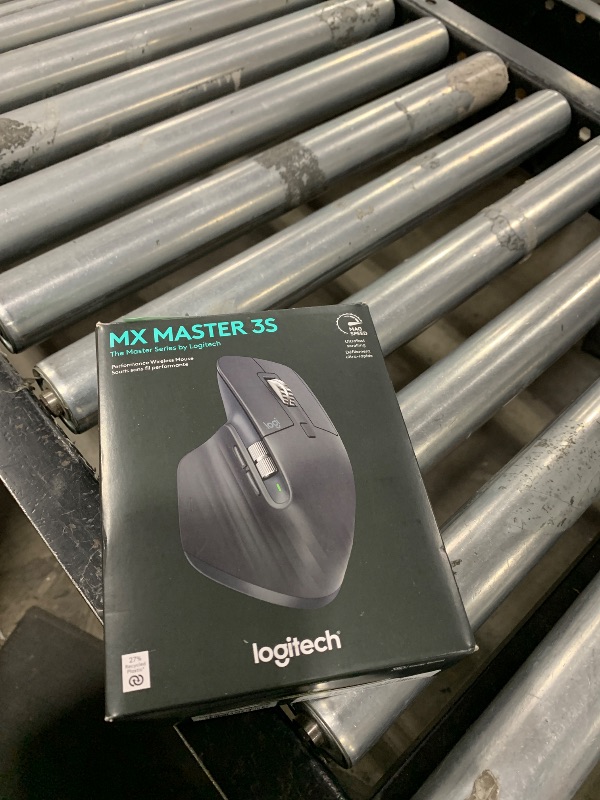 Photo 1 of Logitech MX Master 3S Wireless Mouse Standard Edition with Logi Bolt USB Receiver, Ultra-fast Scrolling, Ergo, 8K DPI, Track on Glass, Quiet Clicks, USB-C, Bluetooth, Windows, Linux, Chrome - Graphite