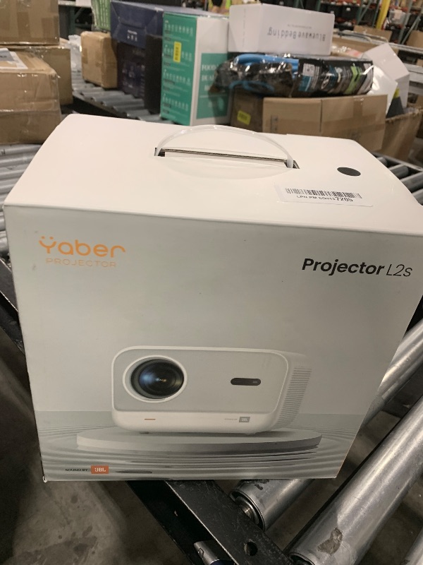 Photo 1 of [Sound by JBL & High Brightness] Yaber Projector with WiFi and Bluetooth, Projector 4K Support, Auto Focus/Keystone Correction, 3D Sound Movie Proyector, Portable projector for Home & Outdoor