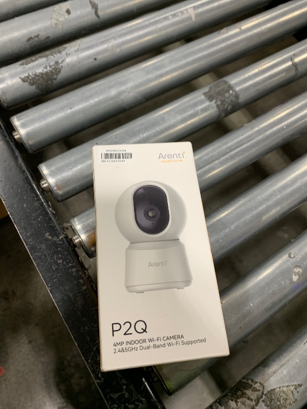 Photo 1 of ARENTI 5G Security Camera Indoor, 4MP Pet Camera with Speaker for Dog/Cat, Baby Monitor with Phone App, Dual-Band WiFi, Auto Tracking, Super Night Vision, 2-Way Talk, Cloud & SD Card Storage