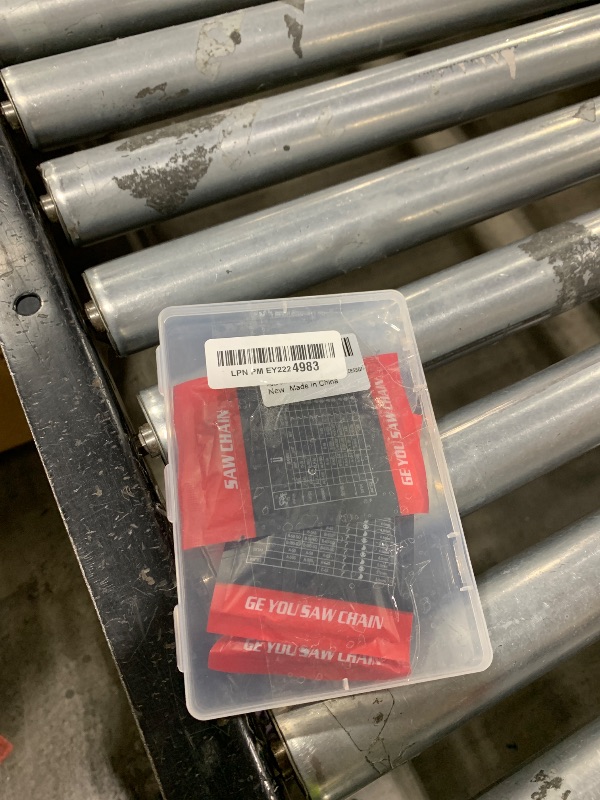 Photo 1 of 4 Pack 8 Inch Chainsaw Chains Replacement 1/4" Pitch 47 Drive Links .043" Gauge for Mini Cordless Electric Chain Saw