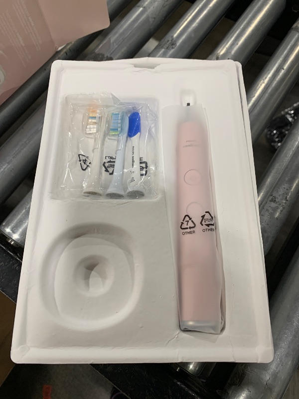 Photo 1 of Philips Sonicare DiamondClean Smart 9500 Electric Toothbrush, Sonic Toothbrush with App, Pressure Sensor, Brush Head Detection, 5 Brushing Modes and 3 Intensity Levels, Pink, Model HX9923/21