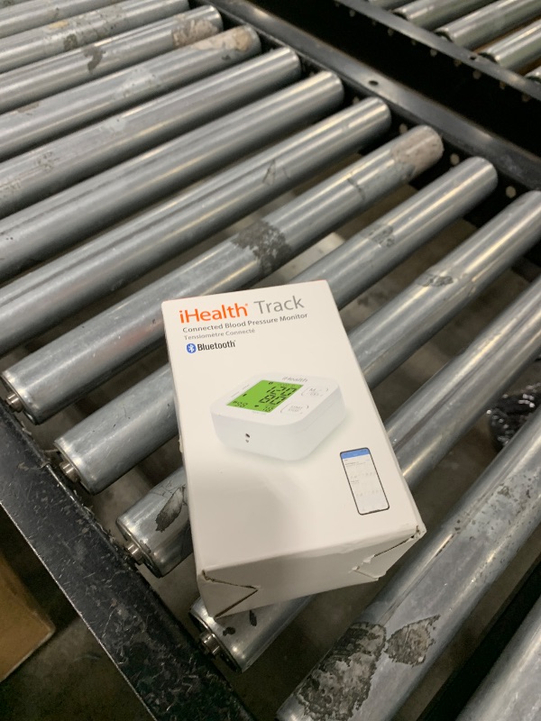 Photo 1 of iHealth Track Smart Upper Arm Blood Pressure Monitor with Wide Range Cuff That fits Standard to Large Adult Arms, Bluetooth Compatible for iOS & Android Devices