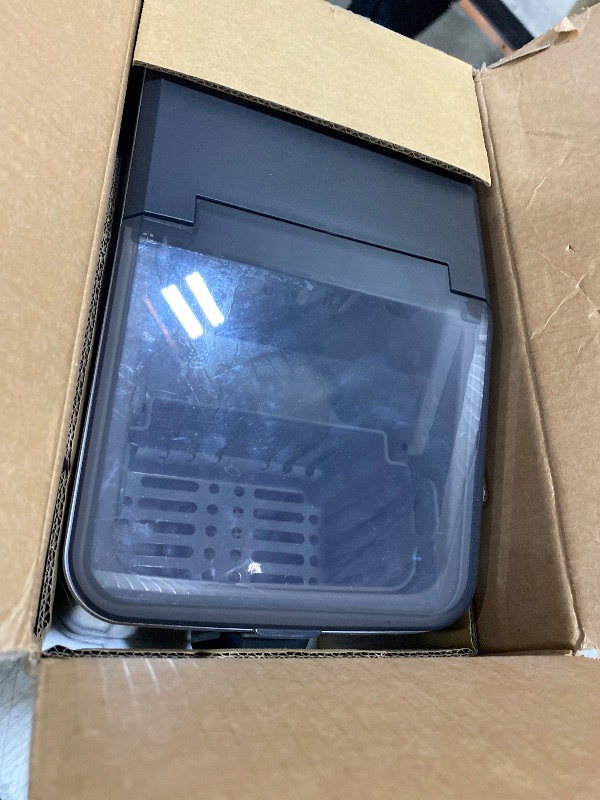 Photo 1 of Aeitto Ice Maker Countertop 26lbs/24H, Ice Machine 8 Ice Cubes Ready in 6 Mins, 2 Sizes of Bullet Ice Portable Ice Makers with Basket & Scoop, Auto Self-Cleaning for Home/Kitchen/Office Stainless