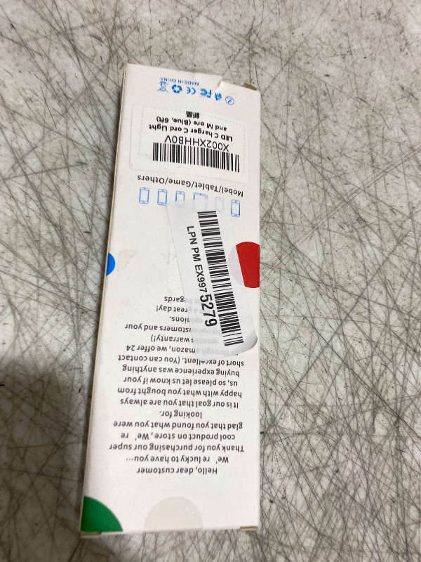 Photo 1 of LED iPhone Charger Cord Light Up Lightning Cable | MFi Certified Apple Charger | Cool USB Fast Charging for iPhone 12 11 Pro Max XR X SE 8 Plus, iPad iPod and More (Blue, 6ft)