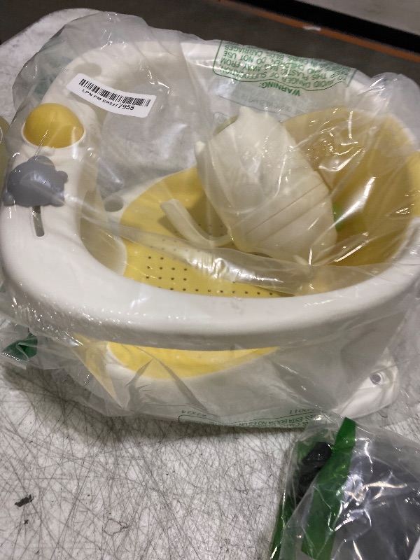 Photo 1 of Baby Bath Seat for Babies 6 Months & Up - Bathtub Seats for Babies Sitting Up with Rinse Cup, Non-Slip, Comfortable, Infant Bath Essentials, Yellow