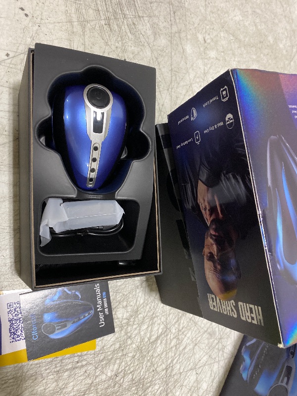 Photo 1 of Clforczh Head Shavers for Bald Men: IPX6 Electric Razor, Rotary Head Shavers with LED Display & Fast Charging