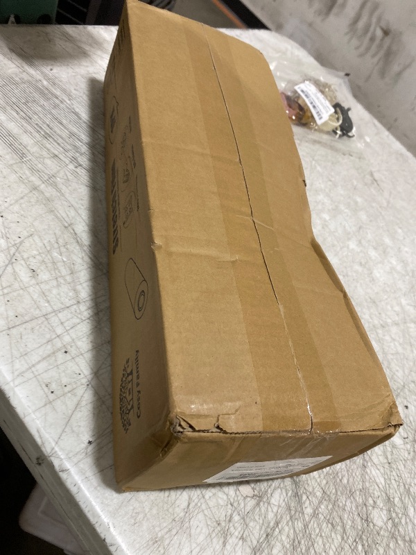 Photo 1 of Cosy Family Plastic Wrap Stretch Film Roll - 1000ft 60 Gauge Industrial Strength 15 inch Wide Clear Plastic Wrap Roll with Handles for Pallet Wrapping Shipping Moving - Clear, Pack of 1