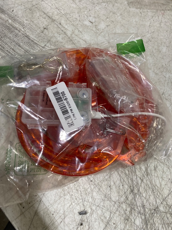 Photo 1 of BEEWIN Halloween Window Lights, 48 LED 3 Orange Pumpkin Halloween Lights with Timer, 8 Modes Waterproof USB and Battery Operated Hanging Light for Outdoor Indoor Patio Party Home Decorations