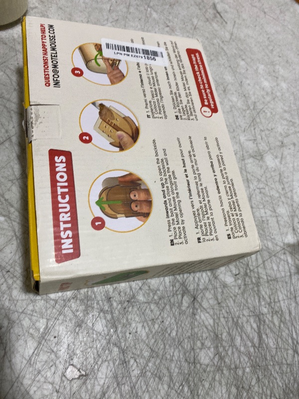 Photo 1 of Motel Mouse Humane No Kill Live Catch and Release Mouse Traps, Reusable with Cleaning Brush - 4 Pack