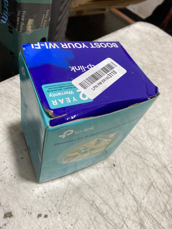 Photo 1 of TP-Link AC1200 WiFi Extender, 2025 Wirecutter Best WiFi Extender, 1.2Gbps Home Signal Booster, Dual Band 5GHz/2.4GHz, Up to 1600 Sq.ft and 32 Devices, EasyMesh Compatible, One Ethernet Port (RE315)