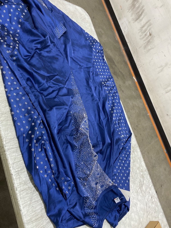 Photo 1 of HD African Dresses for Women Fashion Beading Rhinestone Kaftan Maxi Dress
