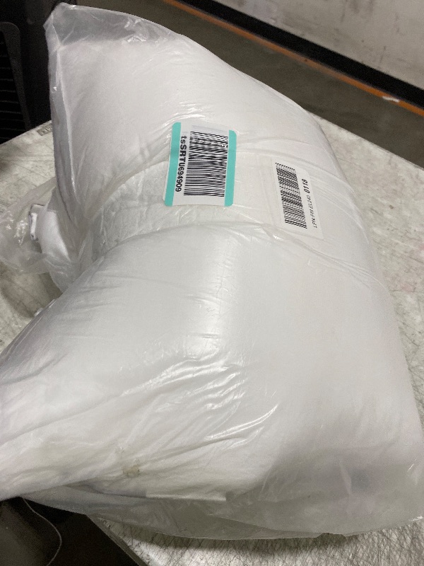 Photo 1 of Bed Pillows for Sleeping 2 Pack, King Size Pillows Set of 2, Down Alternative Filling, Fluff by Patting Pillow for Back, Stomach or Side Sleepers Grey