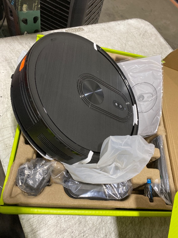 Photo 1 of Robot Vacuum and Mop Combo, 2 in 1 Vacuuming & Mopping Robot with Schedule, App/Bluetooth/Voice, 3200Pa Max Suction, Self-Charging Robot Vacuum Cleaner, Slim, Ideal for Pet Hair, Hard Floor, Carpet