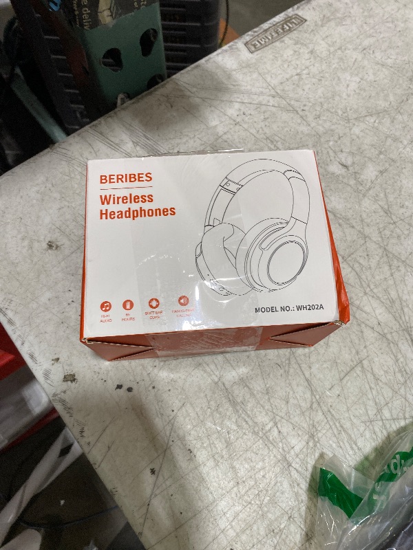 Photo 1 of BERIBES Bluetooth Headphones Over Ear, 65H Playtime and 6 EQ Music Modes Wireless Headphones with Microphone, HiFi Stereo Foldable Lightweight Headsets, Deep Bass for Home Office Cellphone PC Ect.