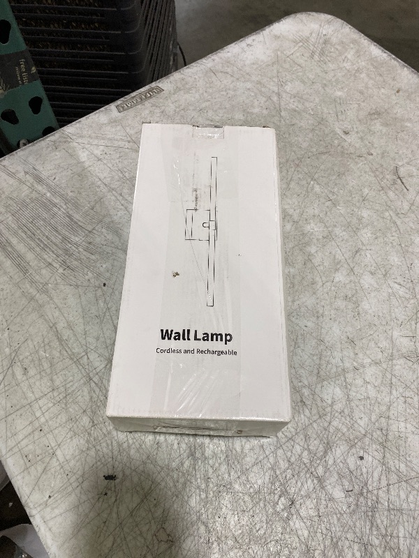 Photo 1 of KDG Cordless Wall Sconces Set of 2, Wireless 7000mAh Rechargeable Battery Operated LED Wall Lamps with Remote, 360° Rotate Lightings for Wall Painting, Bedroom, Hallway, Night Light 23.6 inch (Black)