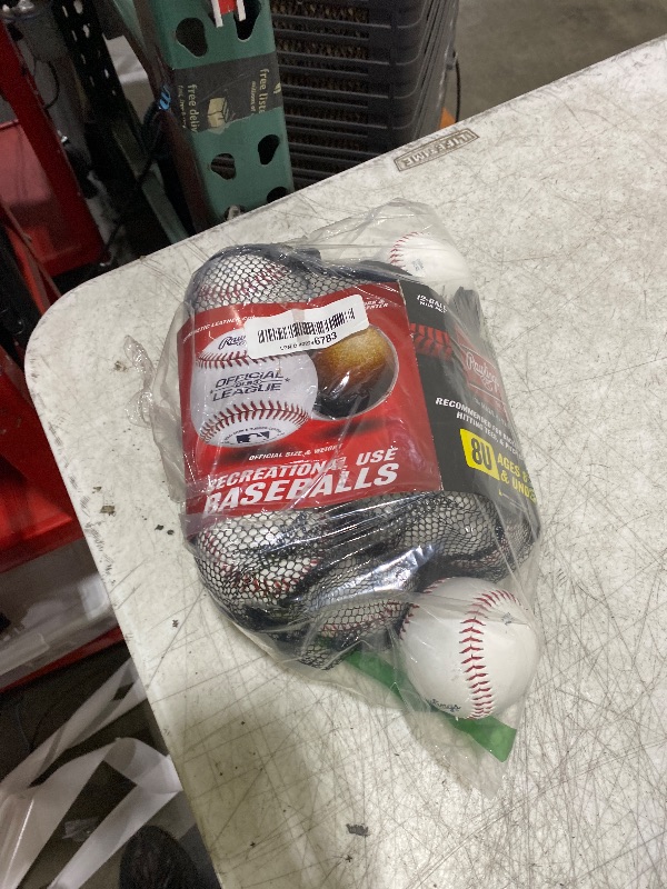 Photo 1 of Rawlings | Official League Recreational Use Practice Baseballs | Youth | Bag of 12 | OLB3BAG12 | 12 Count